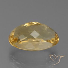 Citrine Gemstone in 15.2 x 10.8 mm Size for Sale, Citrine Stone in Golden Orange Color