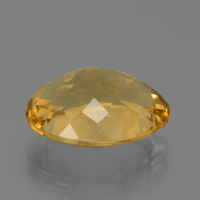 Citrine Gemstone in 16 x 12.4 mm Size for Sale, Citrine Stone in Medium-Light Golden Color