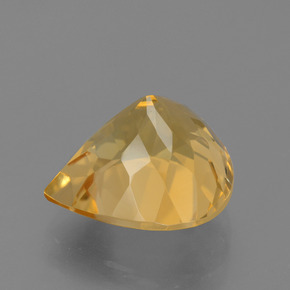 Citrine Gemstone in 13 x 13 mm (calibrated) Size for Sale, Citrine Stone in Medium-Dark Golden Color