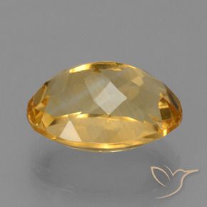 Citrine Gemstone in 13.5 x 10.1 mm Size for Sale, Citrine Stone in Deep Golden Orange Color