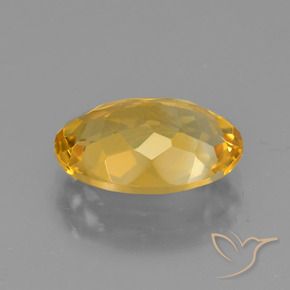 Citrine Gemstone in 13 x 9 mm (calibrated) Size for Sale, Citrine Stone in Deep Golden Orange Color