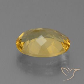 Citrine Gemstone in 13.1 x 9.8 mm Size for Sale, Citrine Stone in Golden Orange Color