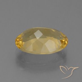 Citrine Gemstone in 13.2 x 9.7 mm Size for Sale, Citrine Stone in Medium Golden Color