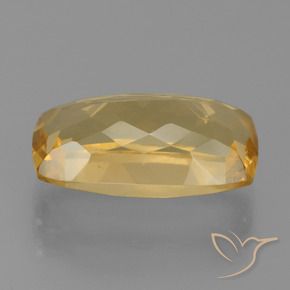 Citrine Gemstone in 5.9 x 9.6 mm Size for Sale, Citrine Stone in Deep Golden Orange Color