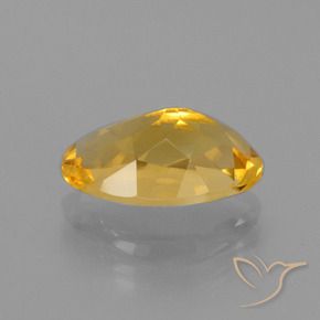 Citrine Gemstone in 12 x 8 mm (calibrated) Size for Sale, Citrine Stone in Deep Golden Orange Color