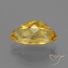 Citrine Gemstone in 12.5 x 7.5 mm Size for Sale, Citrine Stone in Deep Golden Orange Color