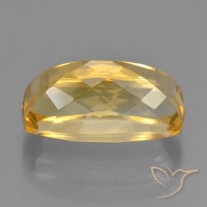 Citrine Gemstone in 15.4 x 8.4 mm Size for Sale, Citrine Stone in Deep Golden Orange Color