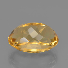 Citrine Gemstone in 14 x 10 mm (calibrated) Size for Sale, Citrine Stone in Deep Golden Orange Color