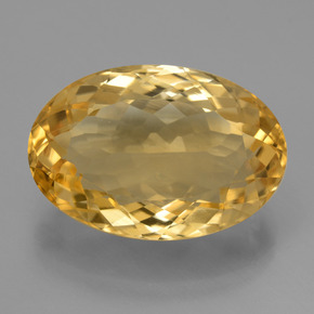 Deep Golden Orange Цитрин Камень - 11.2ct Фасетный Овал (ID: 450790)