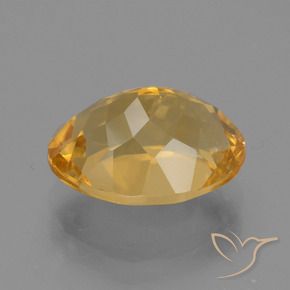 Citrine Gemstone in 12.4 x 9.5 mm Size for Sale, Citrine Stone in Deep Golden Orange Color