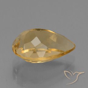 Citrine Gemstone in 13 x 9 mm (calibrated) Size for Sale, Citrine Stone in Medium-Dark Golden Color