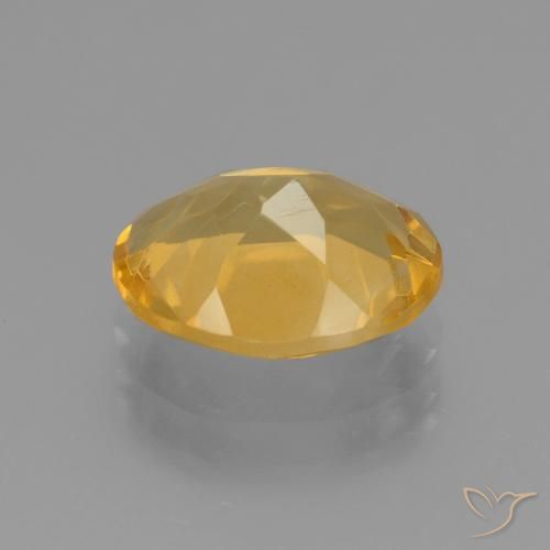 Citrine Gemstone in 11 x 9 mm (calibrated) Size for Sale, Citrine Stone in Deep Golden Orange Color