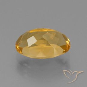 Citrine Gemstone in 11.4 x 7.6 mm Size for Sale, Citrine Stone in Orange-Gold Color