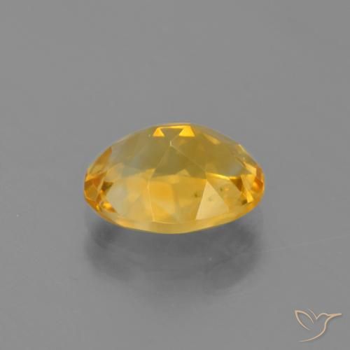 Citrine Gemstone in 10 x 8 mm (calibrated) Size for Sale, Citrine Stone in Deep Golden Orange Color