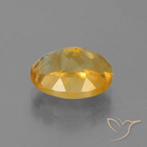 Citrine Gemstone in 11 x 9 mm (calibrated) Size for Sale, Citrine Stone in Deep Golden Orange Color