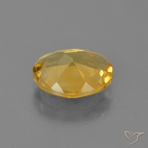 Citrine Gemstone in 11 x 9 mm (calibrated) Size for Sale, Citrine Stone in Deep Golden Orange Color