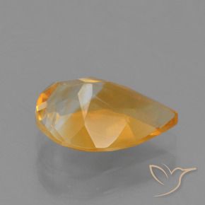 Citrine Gemstone in 10 x 7 mm (calibrated) Size for Sale, Citrine Stone in Orange-Gold Color