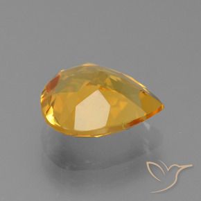 Citrine Gemstone in 10 x 10 mm (calibrated) Size for Sale, Citrine Stone in Dark Golden Color