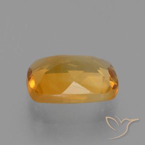 Citrine Gemstone in 9.9 x 7.6 mm Size for Sale, Citrine Stone in Medium Orange Color