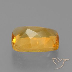 Citrine Gemstone in 9.8 x 7.3 mm Size for Sale, Citrine Stone in Orange-Gold Color