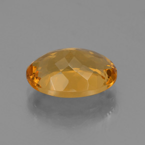 Citrine Gemstone in 13.3 x 9.5 mm Size for Sale, Citrine Stone in Gold Color