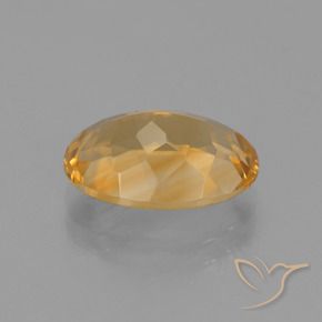 Citrine Gemstone in 13 x 9 mm (calibrated) Size for Sale, Citrine Stone in Orange-Gold Color