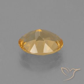 Citrine Gemstone in 9.5 x 7.5 mm Size for Sale, Citrine Stone in Medium Orange Color