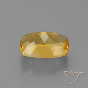 Citrine Gemstone in 11.3 x 8 mm Size for Sale, Citrine Stone in Medium Golden Color