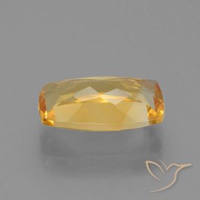 Citrine Gemstone in 12.8 x 8 mm Size for Sale, Citrine Stone in Deep Golden Orange Color