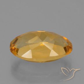Citrine Gemstone in 12 x 8 mm (calibrated) Size for Sale, Citrine Stone in Medium-Dark Golden Color