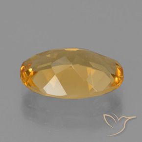 Citrine Gemstone in 12 x 8 mm (calibrated) Size for Sale, Citrine Stone in Deep Golden Orange Color