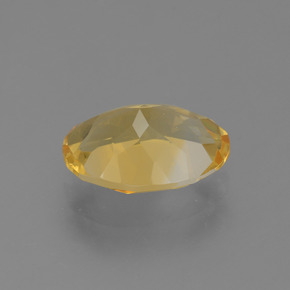 Citrine Gemstone in 11.8 x 8.5 mm Size for Sale, Citrine Stone in Deep Golden Orange Color