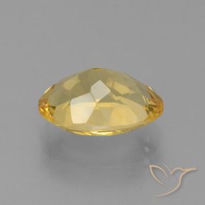 Citrine Gemstone in 12.5 x 8.9 mm Size for Sale, Citrine Stone in Medium-Light Golden Color