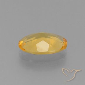 Citrine Gemstone in 12.1 x 8.4 mm Size for Sale, Citrine Stone in Dark Golden Color