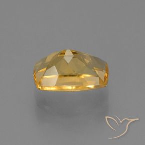 Citrine Gemstone in 10.5 x 7.3 mm Size for Sale, Citrine Stone in Medium-Dark Golden Color