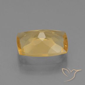 Citrine Gemstone in 12.1 x 8.4 mm Size for Sale, Citrine Stone in Medium-Dark Golden Color