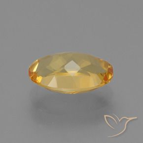 Citrine Gemstone in 12 x 8 mm (calibrated) Size for Sale, Citrine Stone in Medium-Dark Golden Color