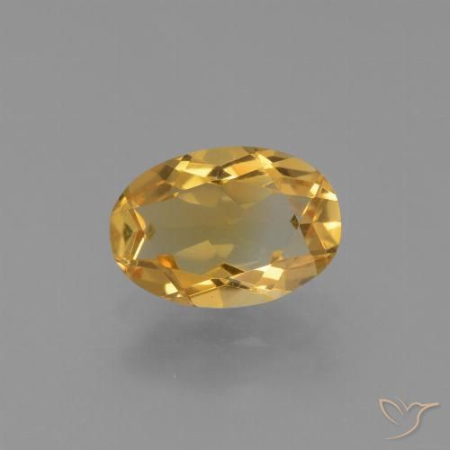 2.09ct Natural Orange-Gold Citrine, Oval, VVS-VS