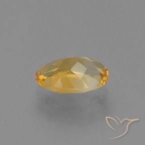Citrine Gemstone in 10 x 7 mm (calibrated) Size for Sale, Citrine Stone in Orange-Gold Color