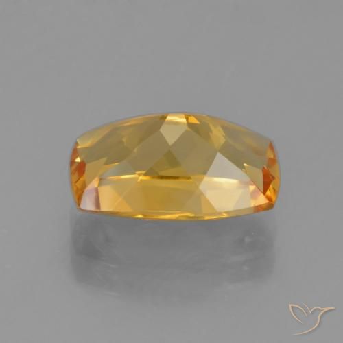 Citrine Gemstone in 10.9 x 7 mm Size for Sale, Citrine Stone in Deep Orange-Gold Color