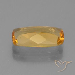 Citrine Gemstone in 12.5 x 7 mm Size for Sale, Citrine Stone in Dark Orange-Gold Color