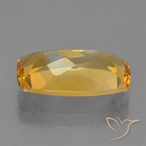 Citrine Gemstone in 13.9 x 7.9 mm Size for Sale, Citrine Stone in Orange-Gold Color