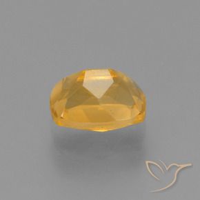 Citrine Gemstone in 9 x 7 mm (calibrated) Size for Sale, Citrine Stone in Medium Orange Color