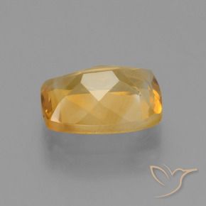 Citrine Gemstone in 10.7 x 7.7 mm Size for Sale, Citrine Stone in Bright Gold Color