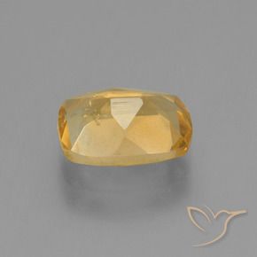 Citrine Gemstone in 9.5 x 7.1 mm Size for Sale, Citrine Stone in Medium-Light Orange-Gold Color