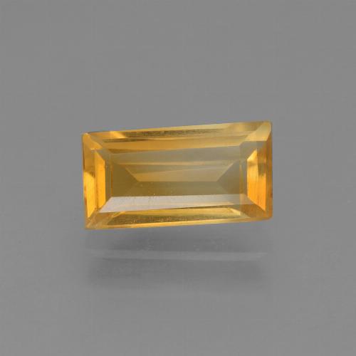 Orange-Gold Цитрин Камень - 1.6ct Фасетная Огранка Багет (ID: 454657)