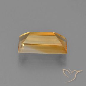 Citrine Gemstone in 12.1 x 6.2 mm Size for Sale, Citrine Stone in Orange-Gold Color