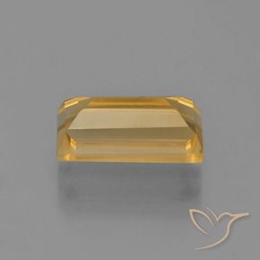 Citrine Gemstone in 12 x 6.1 mm Size for Sale, Citrine Stone in Medium-Dark Golden Color