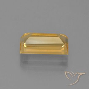 Citrine Gemstone in 11.9 x 6.1 mm Size for Sale, Citrine Stone in Golden Orange Color