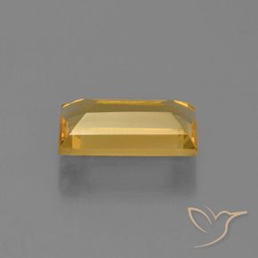 Citrine Gemstone in 11.7 x 6.2 mm Size for Sale, Citrine Stone in Medium Golden Color
